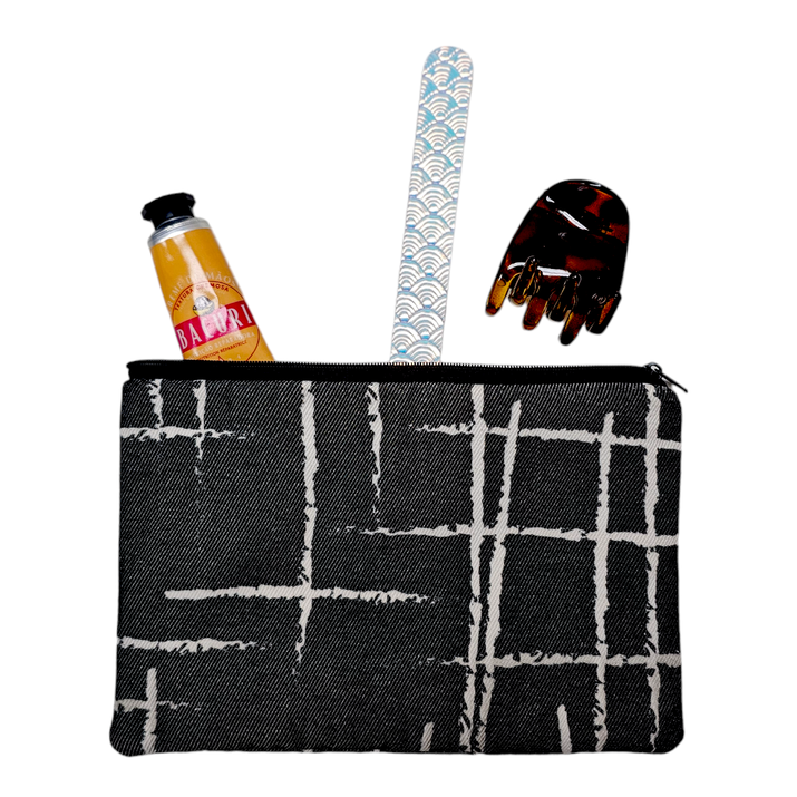 10% OFF - SOBRE LONA - PINCELADA FONDO NEGRO